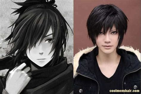 anime guy hairstyles|cool anime haircuts for men.